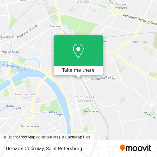 Петмол Спбгпму map