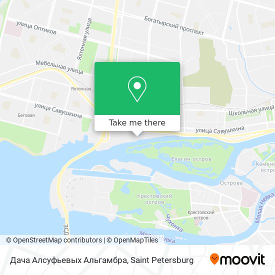 Дача Алсуфьевых Альгамбра map