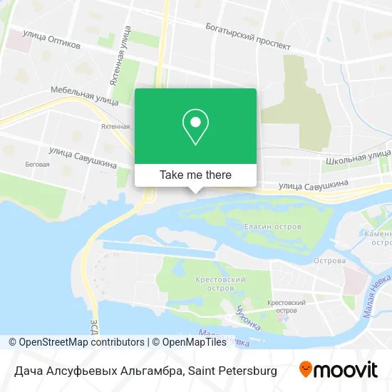 Дача Алсуфьевых Альгамбра map