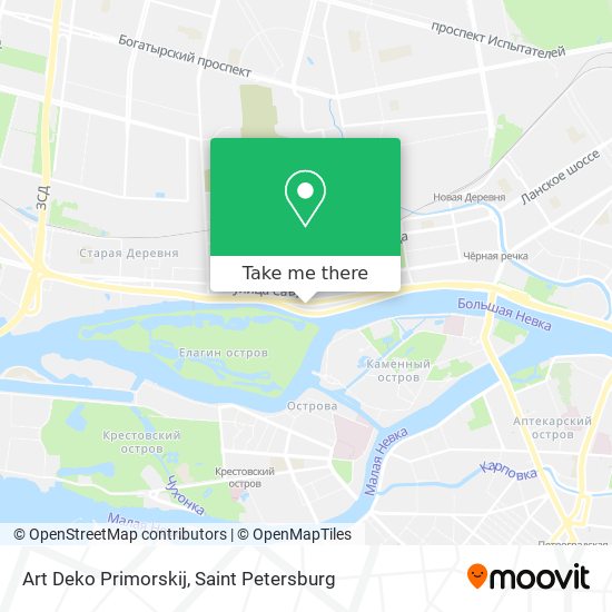 Art Deko Primorskij map