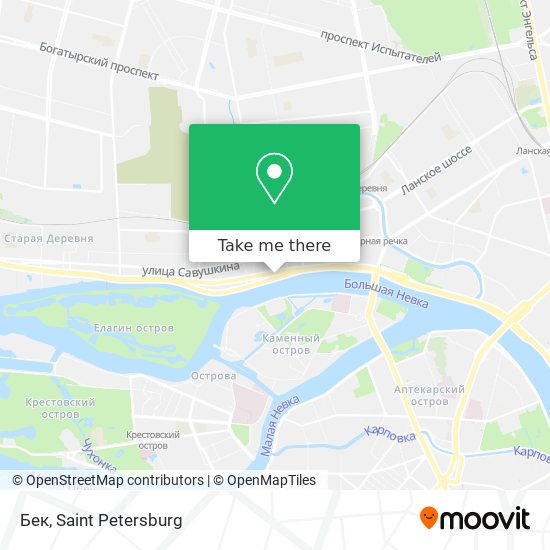Бек map