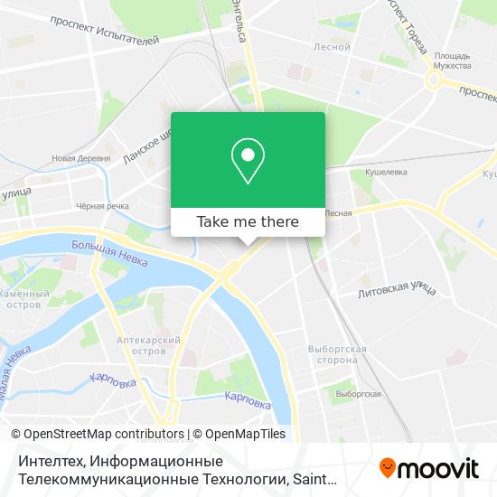 Интелтех, Информационные Телекоммуникационные Технологии map
