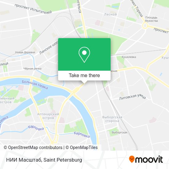 НИИ Масштаб map