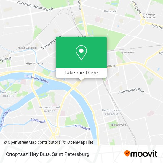 Спортзал Ниу Вшэ map