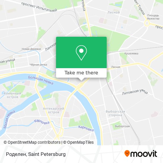 Роделен map