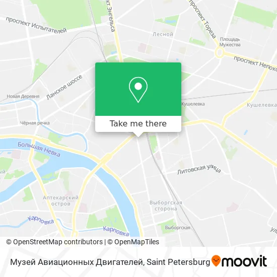 Музей Авиационных Двигателей map