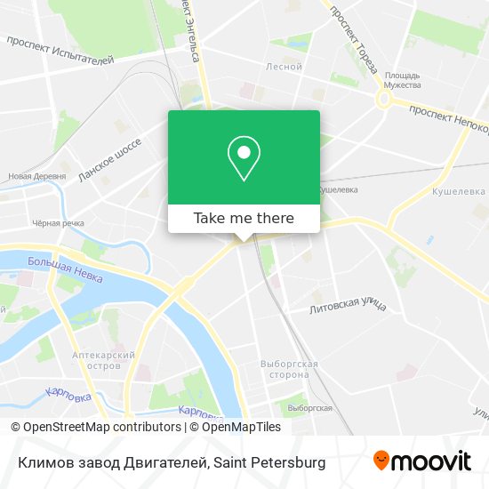 Климов завод Двигателей map