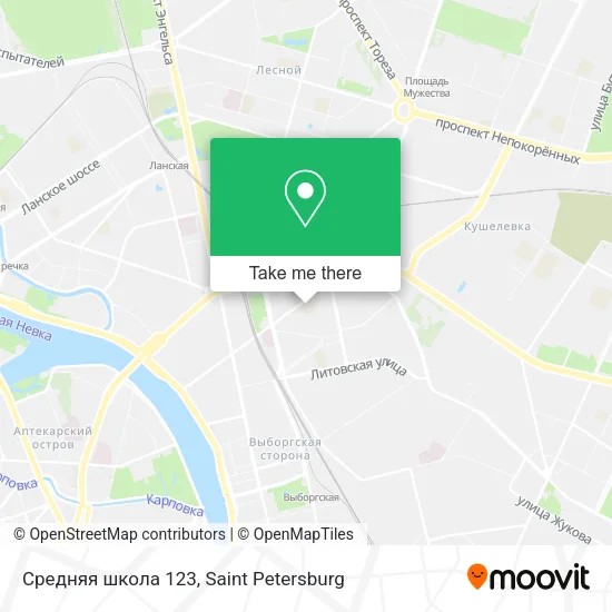 Средняя школа 123 map