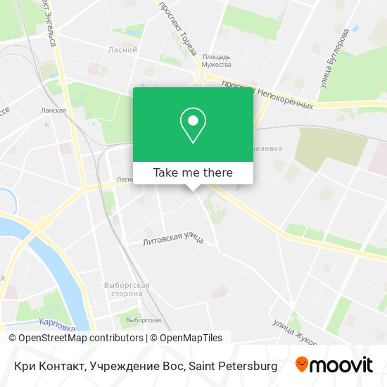 Кри Контакт, Учреждение Вос map