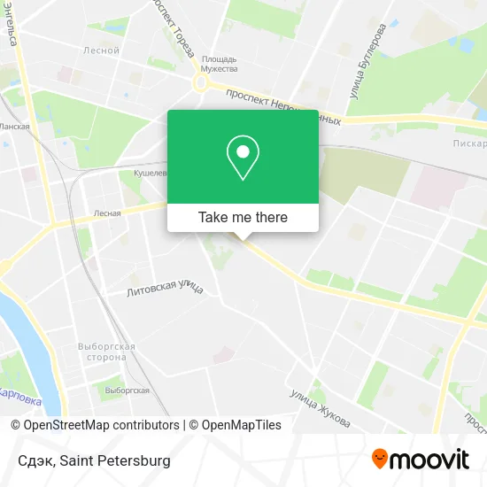 Сдэк map