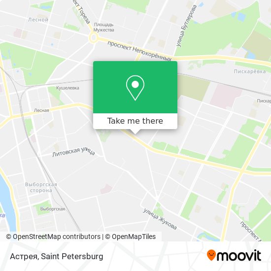 Астрея map