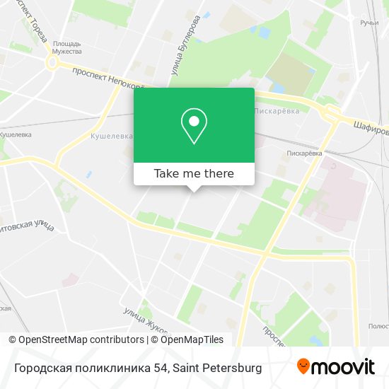 Городская поликлиника 54 map