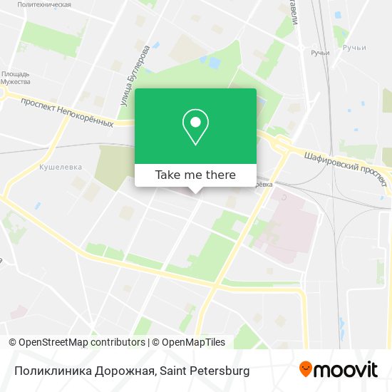 Поликлиника Дорожная map