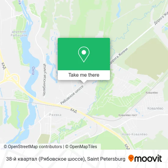 38-й квартал (Рябовское шоссе) map