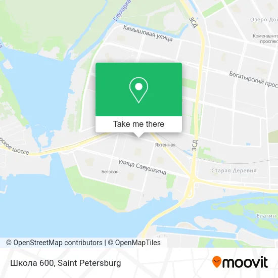 Школа 600 map
