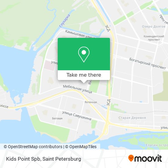 Kids Point Spb map