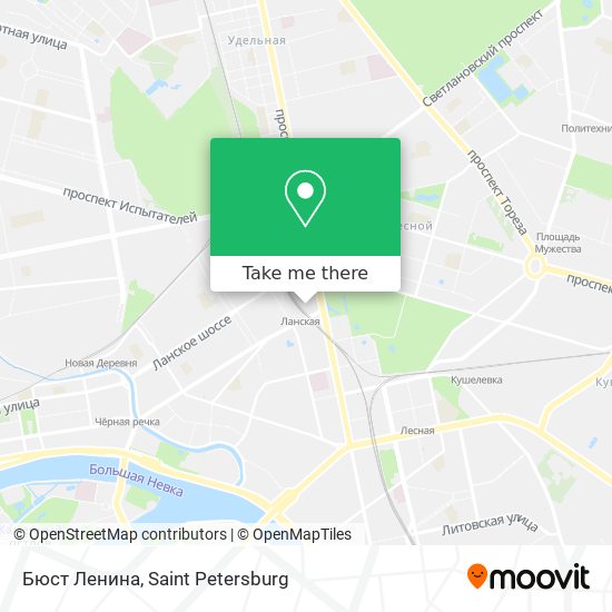 Бюст Ленина map