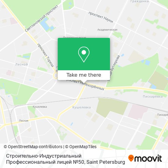 Строительно-Индустриальный Профессиональный лицей №50 map