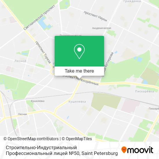 Строительно-Индустриальный Профессиональный лицей №50 map