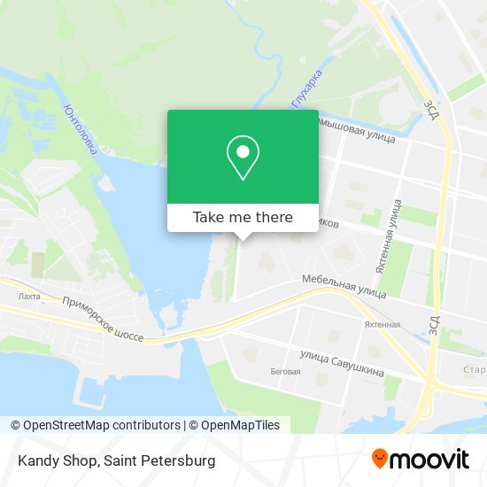 Kandy Shop map