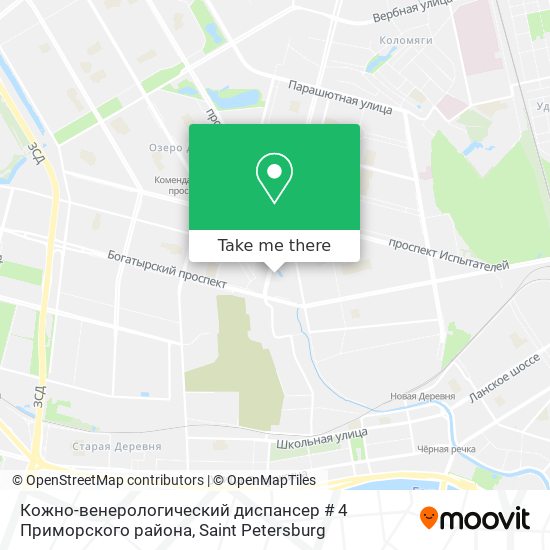 Кожно-венерологический диспансер # 4 Приморского района map