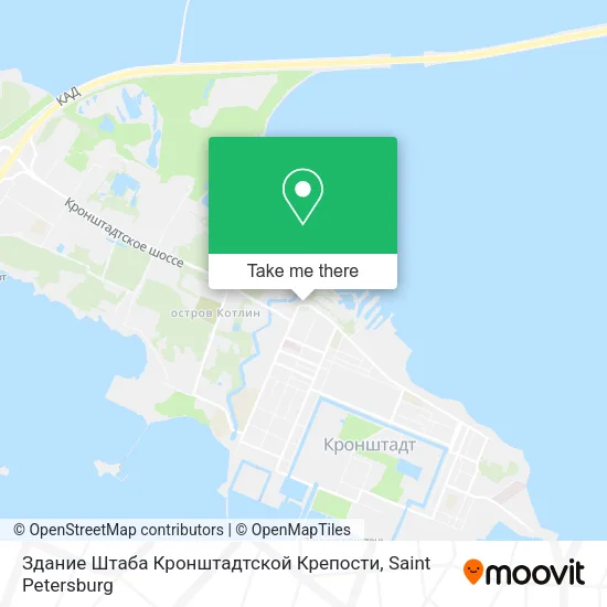 Здание Штаба Кронштадтской Крепости map