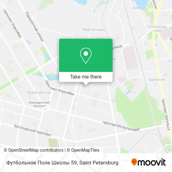 Футбольное Поле Школы 59 map