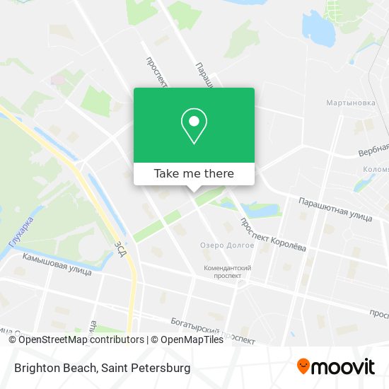 Brighton Beach map