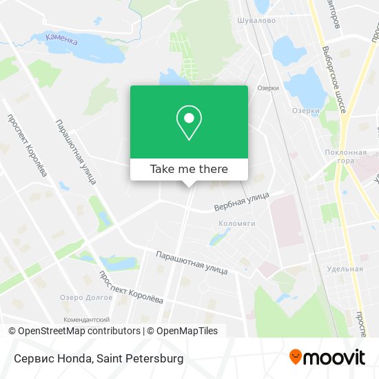 Сервис Honda map