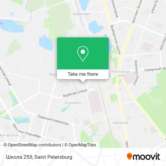 Школа 253 map