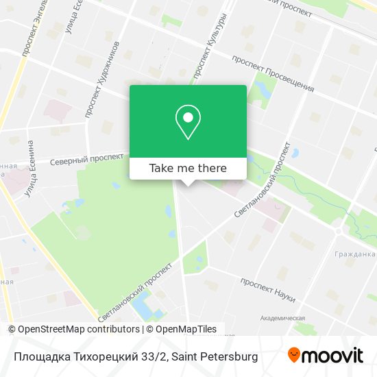 Площадка Тихорецкий 33/2 map