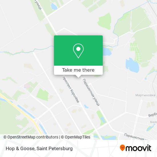 Hop & Goose map