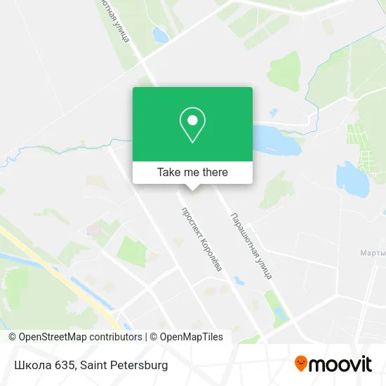 Школа 635 map