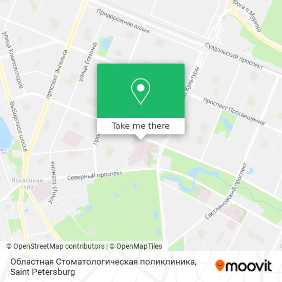 Областная Стоматологическая поликлиника map