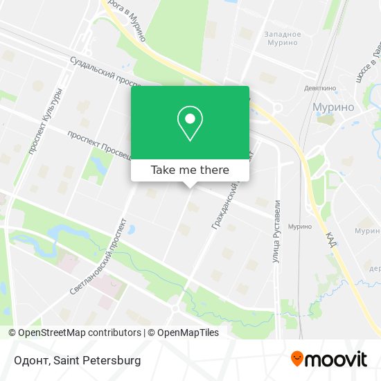 Одонт map