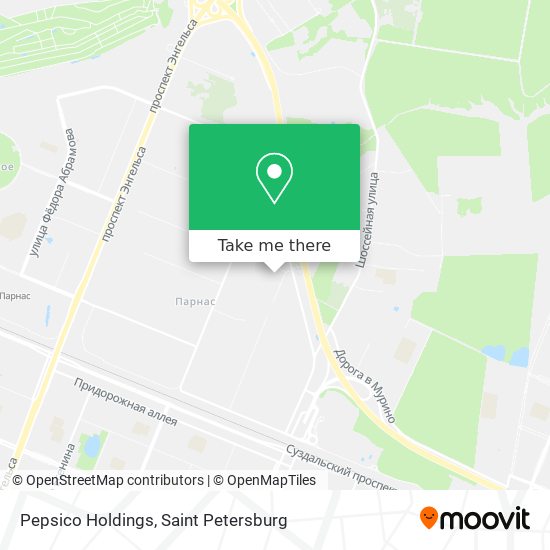 Pepsico Holdings map