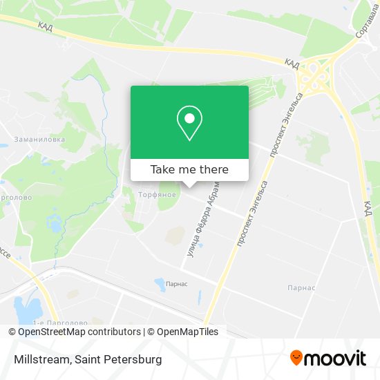 Millstream map