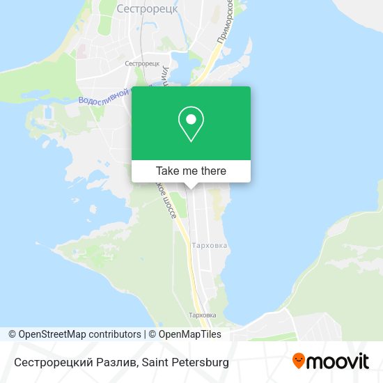 Сестрорецкий Разлив map
