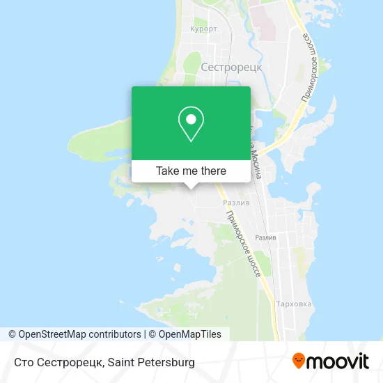 Сто Сестрорецк map