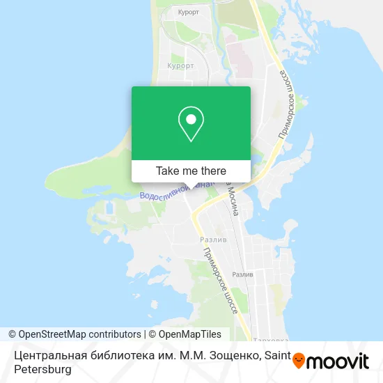 Центральная библиотека им. М.М. Зощенко map