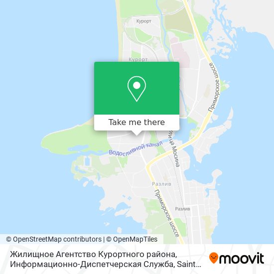Жилищное Агентство Курортного района, Информационно-Диспетчерская Служба map