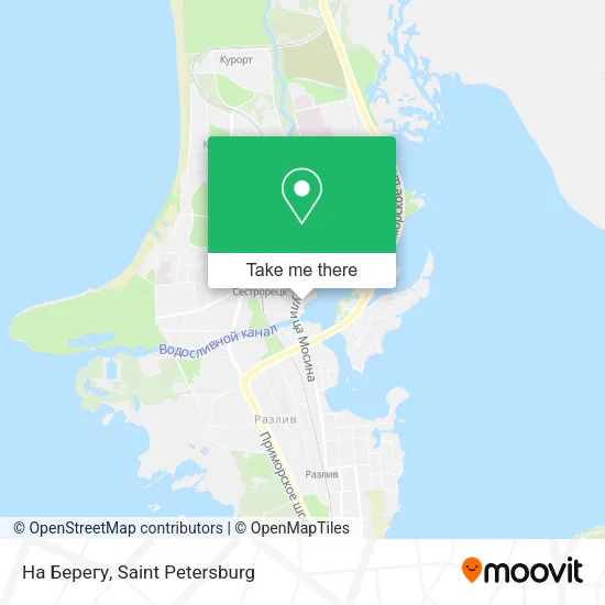 На Берегу map