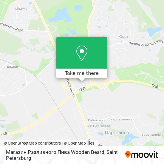 Магазин Разливного Пива Wooden Beard map