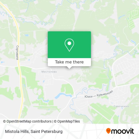 Mistola Hills map
