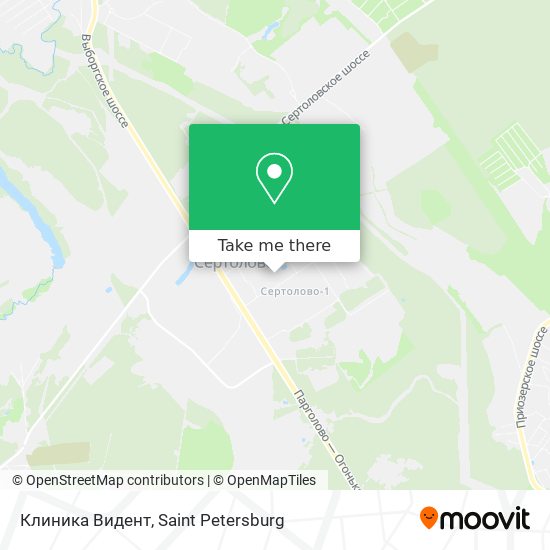 Клиника Видент map