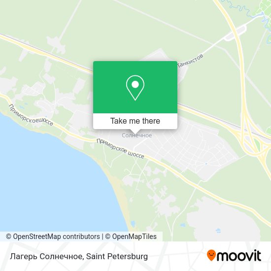 Лагерь Солнечное map