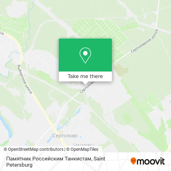 Памятник Российским Танкистам map