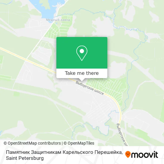 Памятник Защитникам Карельского Перешейка map