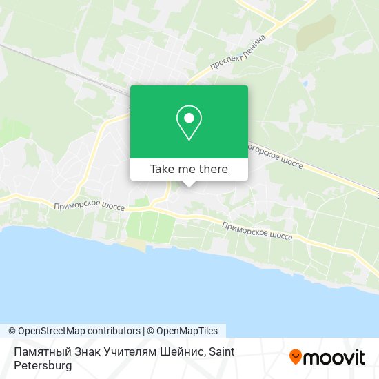 Памятный Знак Учителям Шейнис map