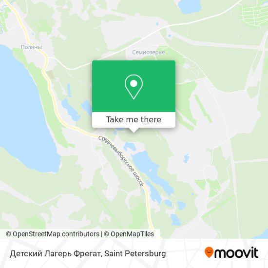 Детский Лагерь Фрегат map